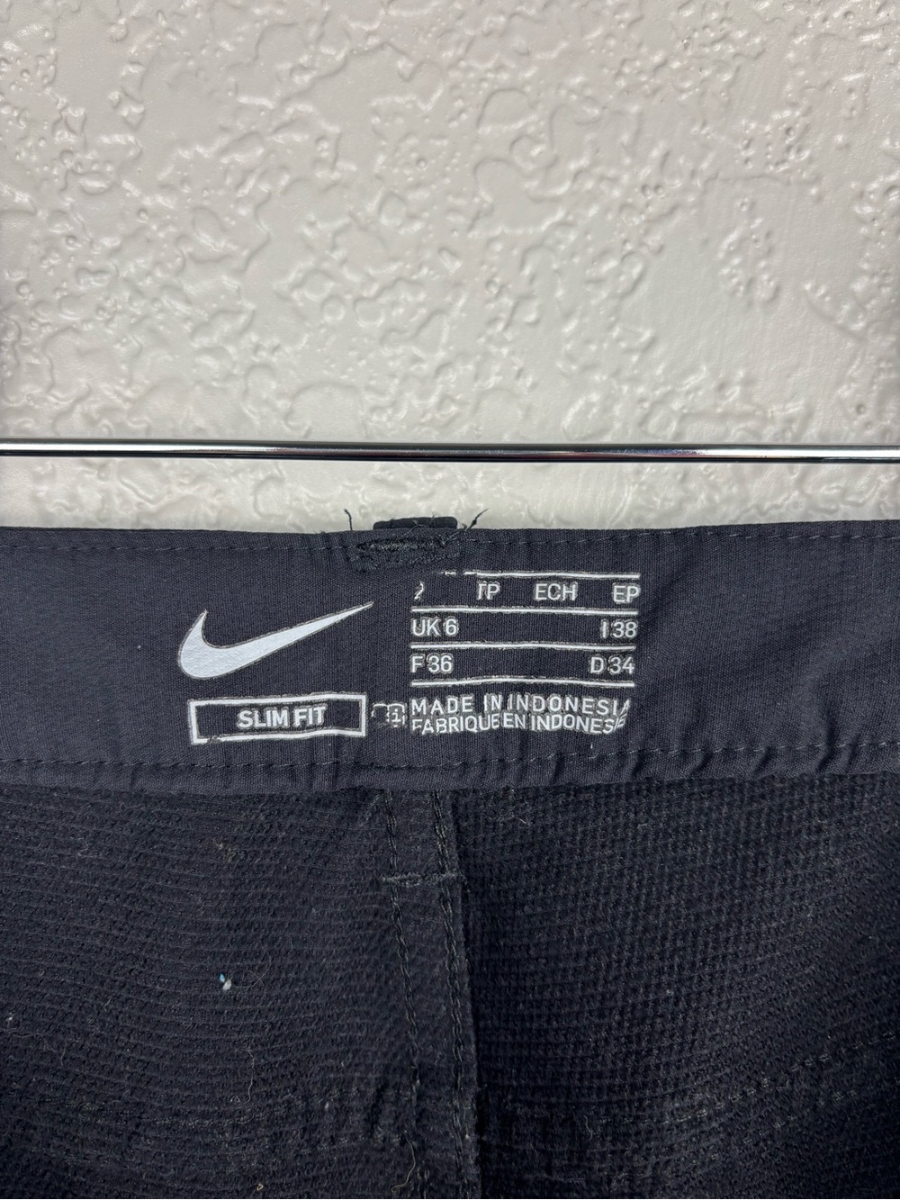 Nike Women’s Black Slim Fit Dri-FIT Athletic Pants Small High-Rise Golf Outdoors - Picture 6 of 12